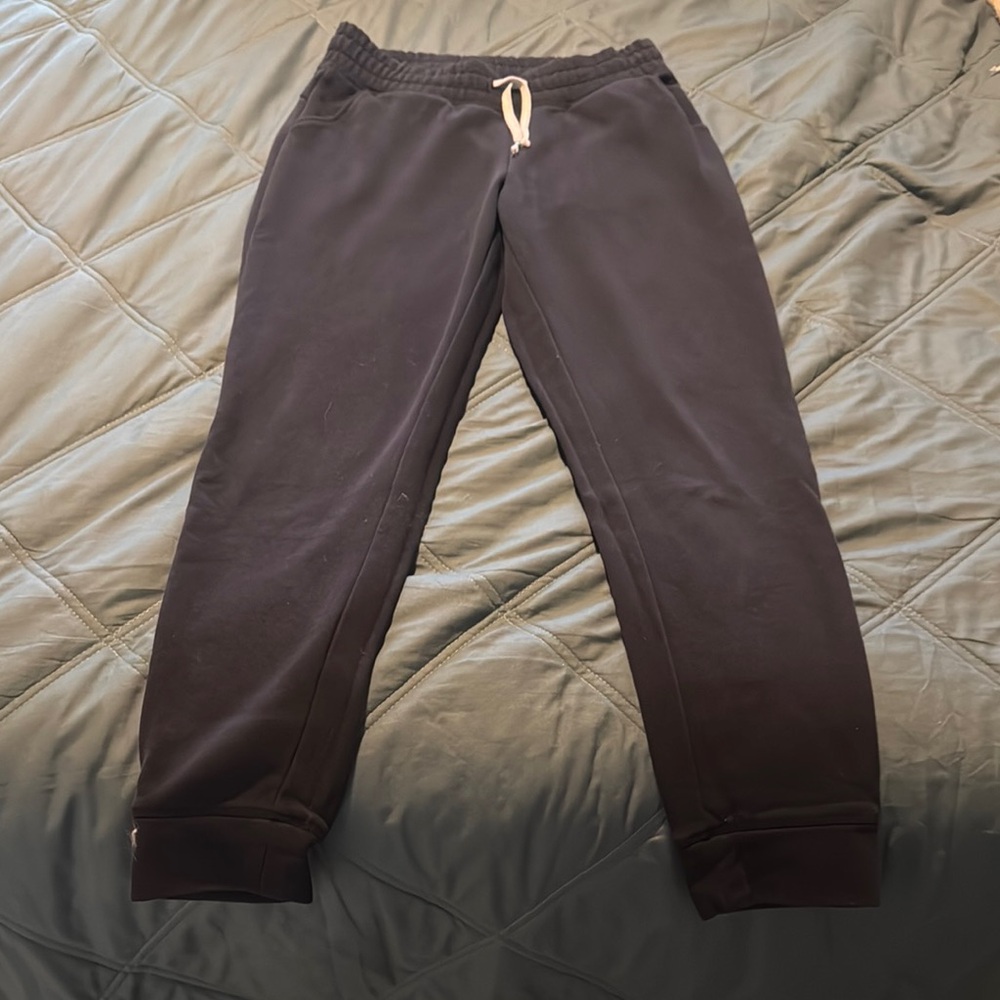 DSG Black Sweatpants Relaxed Fit Elastic Cuffs